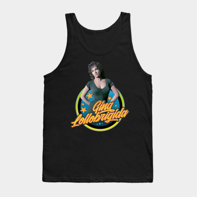 Gina Lollobrigida Tank Top by Trazzo